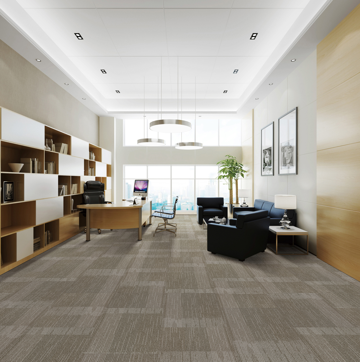 AMZ Signature Classic Shpl02 Plaid Beige